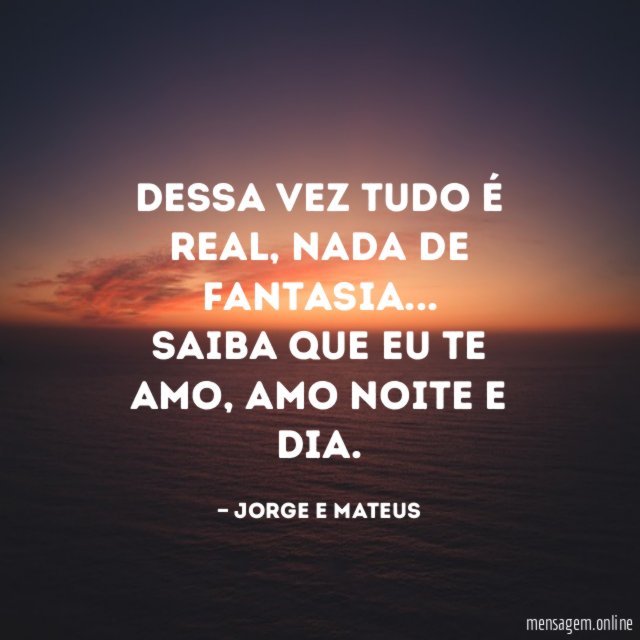 Dessa vez tudo é real