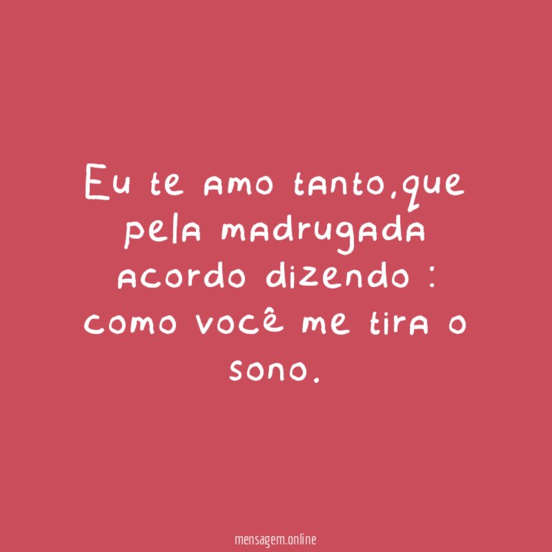 Eu te amo tanto