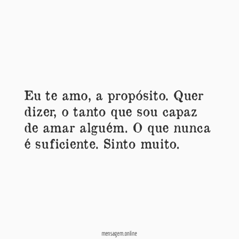 Eu te amo