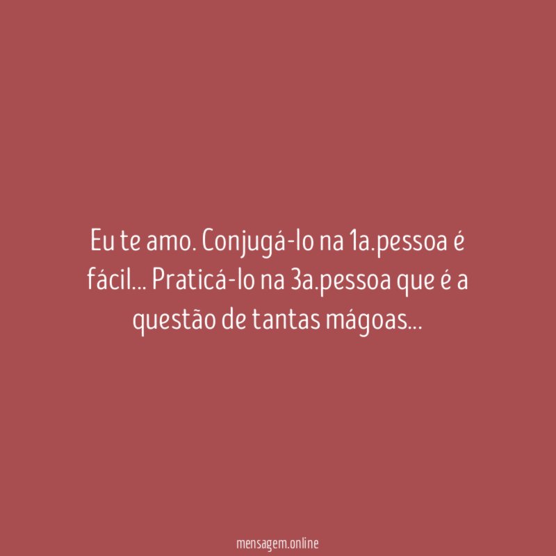 Eu te amo