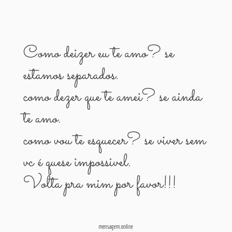 como deizer eu te amo