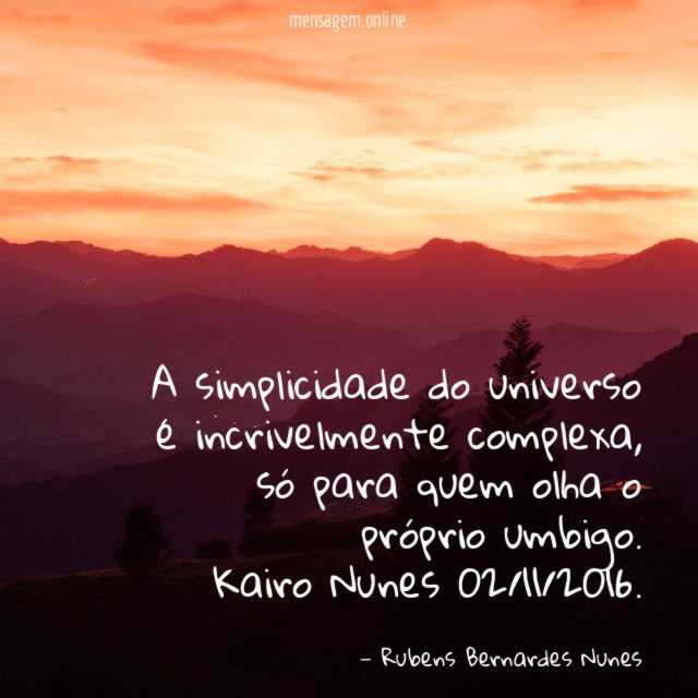 A simplicidade do universo é incrivelmente complexa