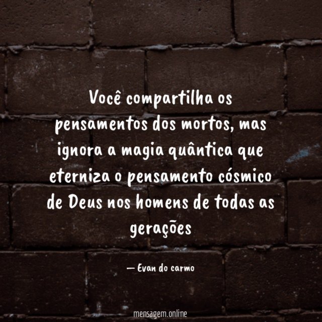 Você compartilha os pensamentos dos mortos