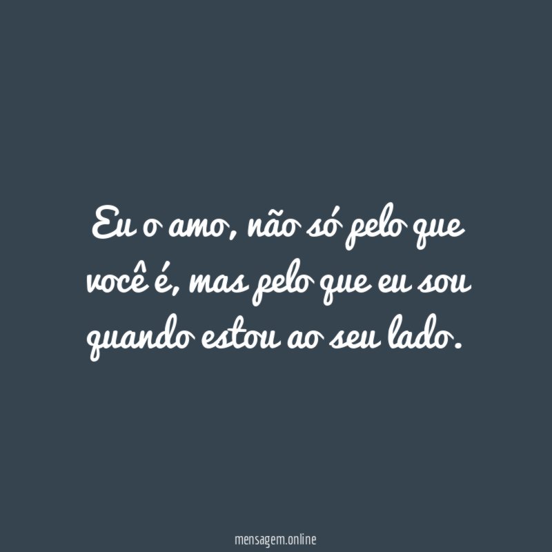 Eu o amo