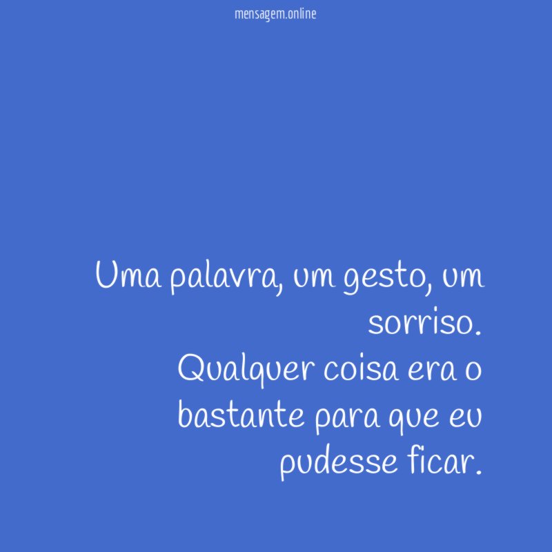 Uma palavra