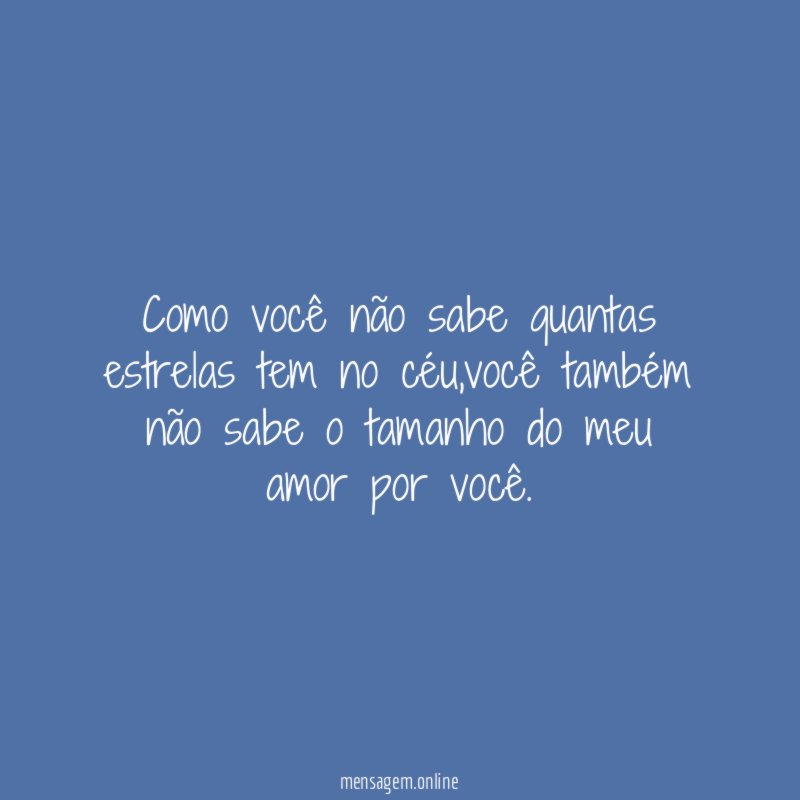 Como você não sabe quantas estrelas tem no céu