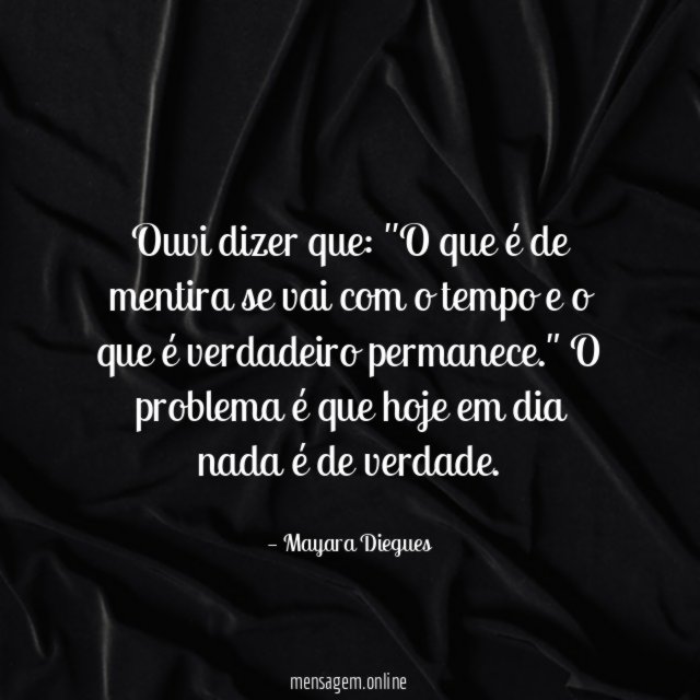 ouvi dizer que