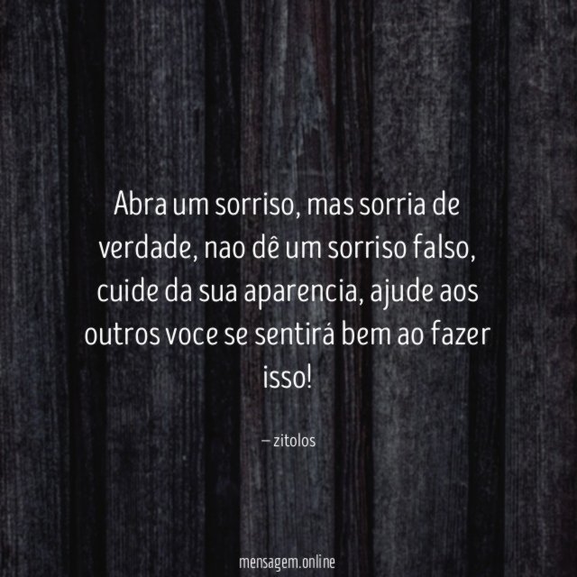 Abra um sorriso