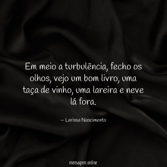 Em meio a turbulência