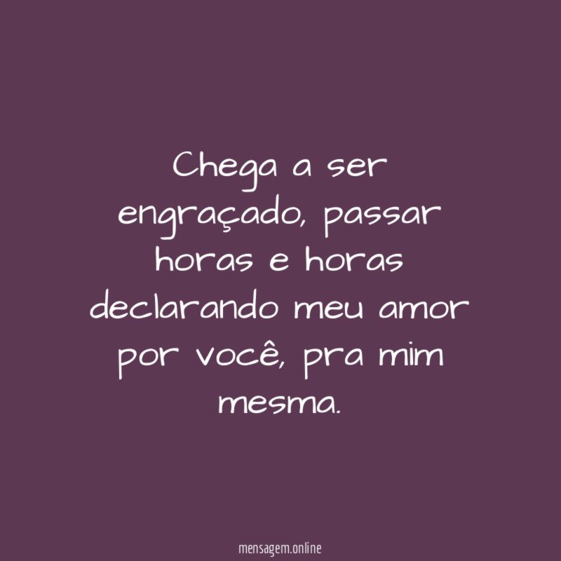 Chega a ser engraçado