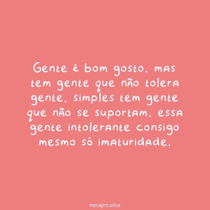 Gente é bom gosto