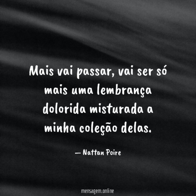 Mais vai passar