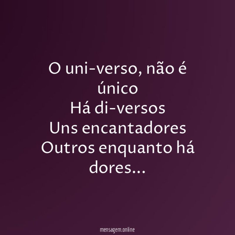 O uni-verso