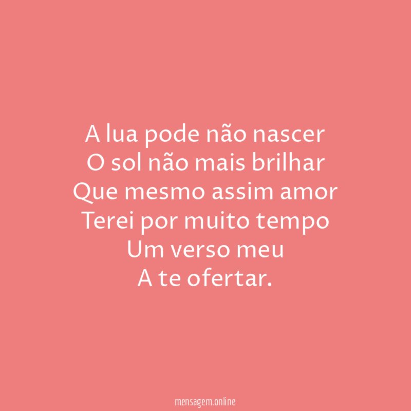A lua pode não nascer O sol não mais