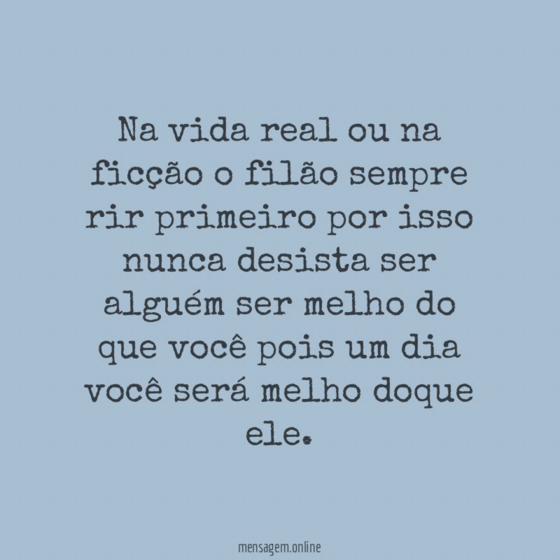 Na vida real ou na ficção o filão