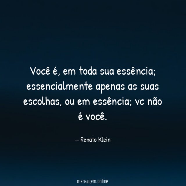 Você é