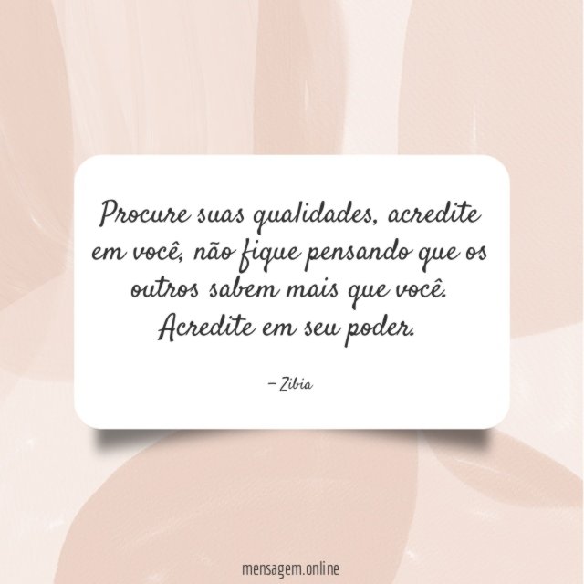 Procure suas qualidades