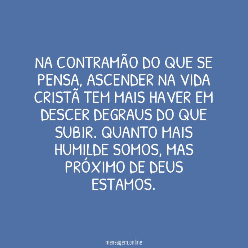 Na contramão do que se pensa