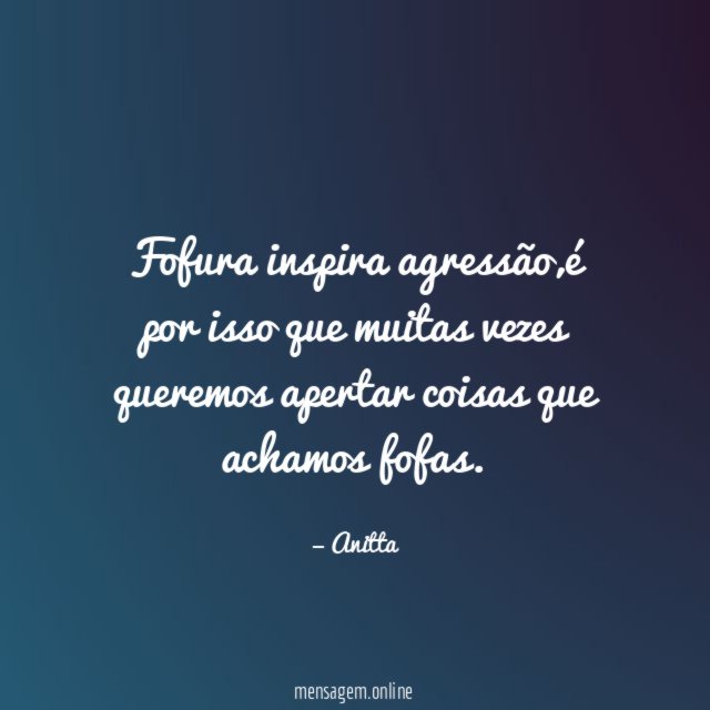 Fofura inspira agressão