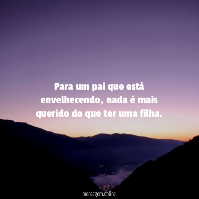 Para um pai que está envelhecendo