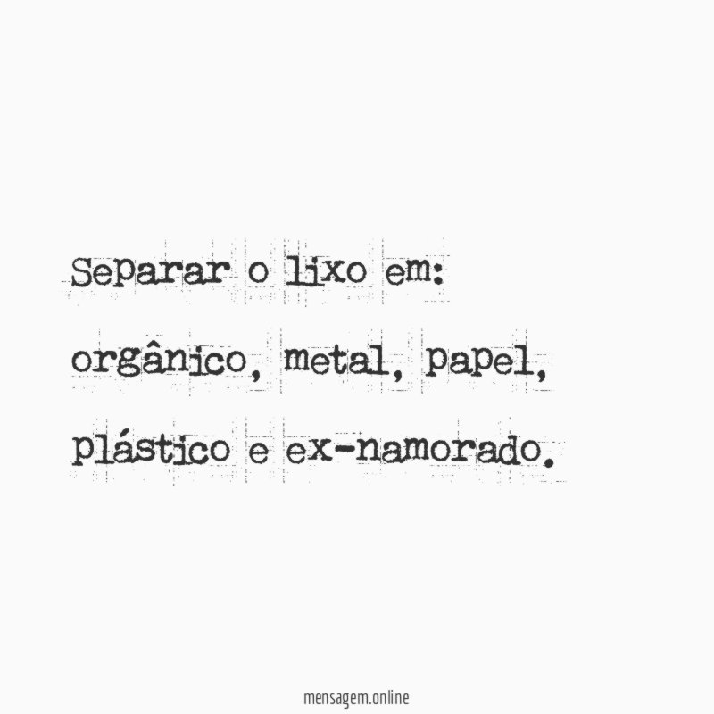 Separar o lixo em