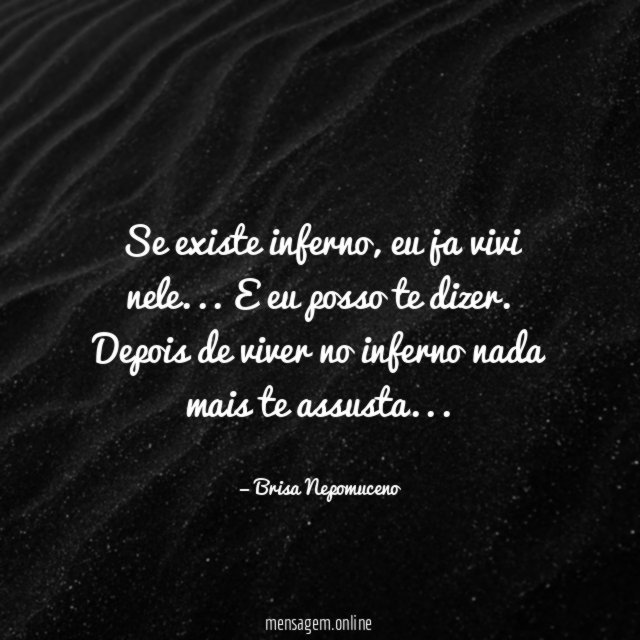 Se existe inferno