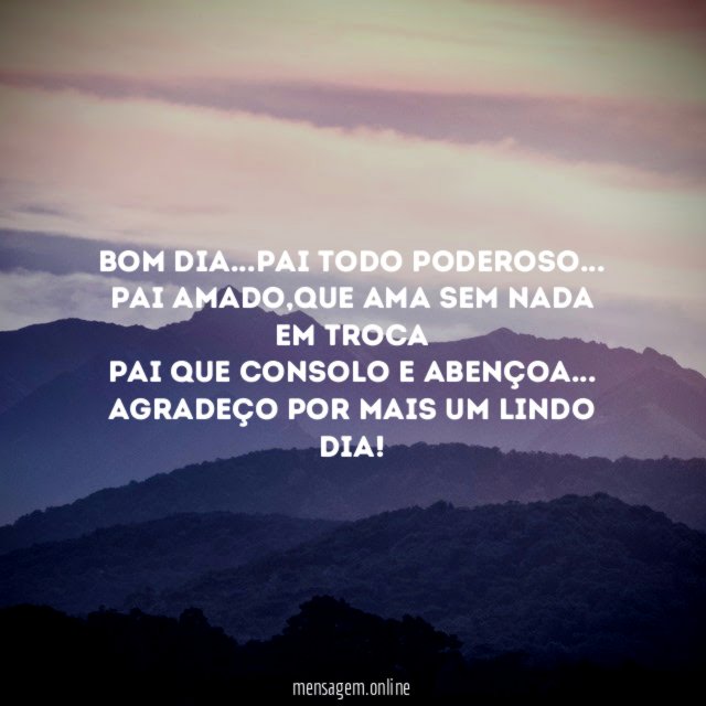 Bom dia