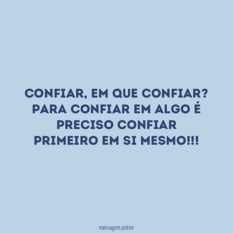 Confiar