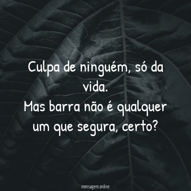 Culpa de ninguém