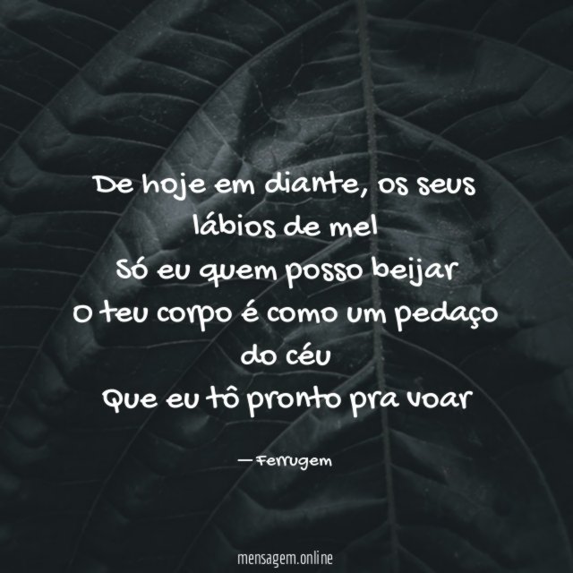 De hoje em diante