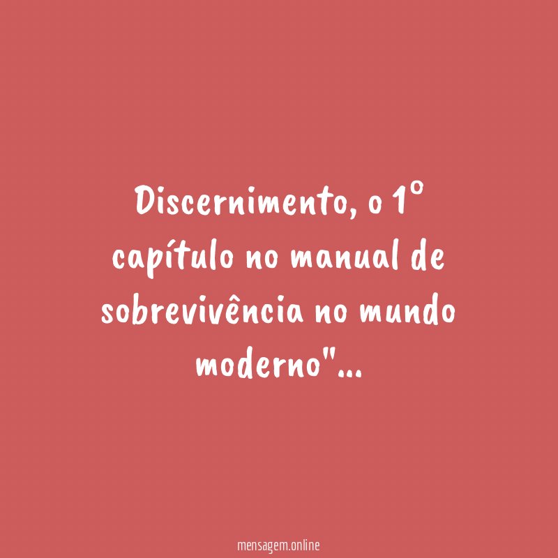 Discernimento