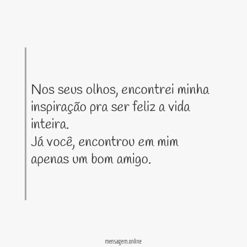 Nos seus olhos