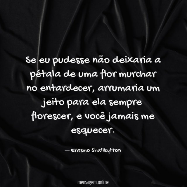 Se eu pudesse não deixaria a pétala de