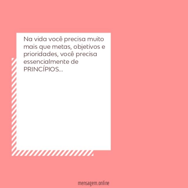 Na vida você precisa muito mais que metas