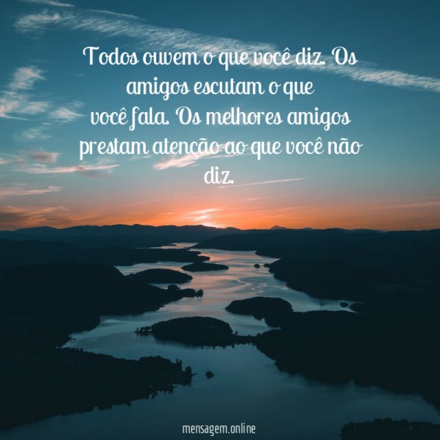 Todos ouvem o que você diz