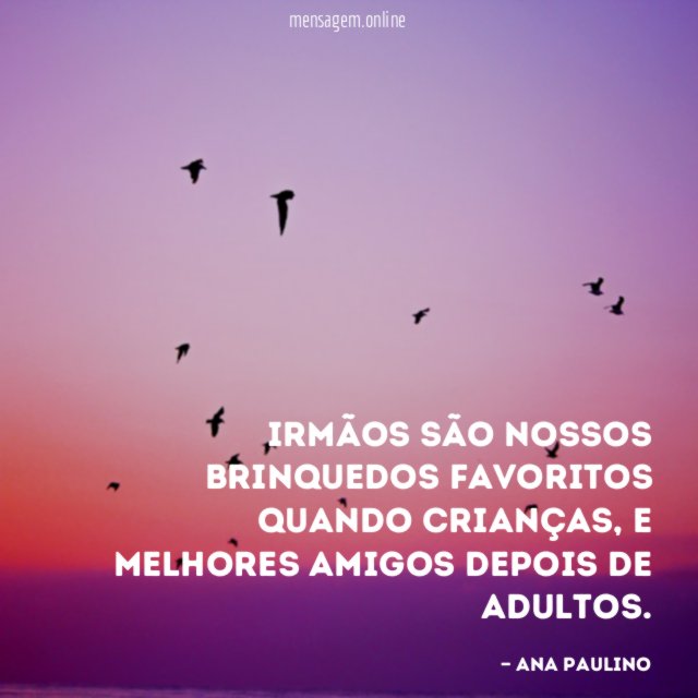 irmãos são nossos brinquedos favoritos quando crianças