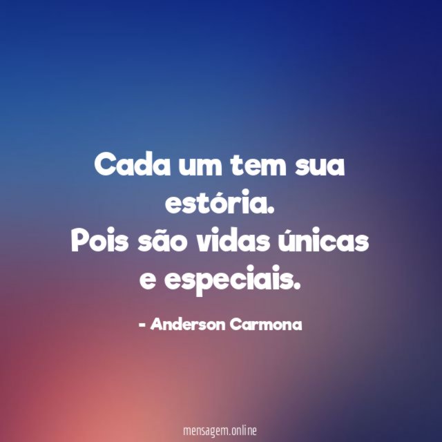 Cada um tem sua estória