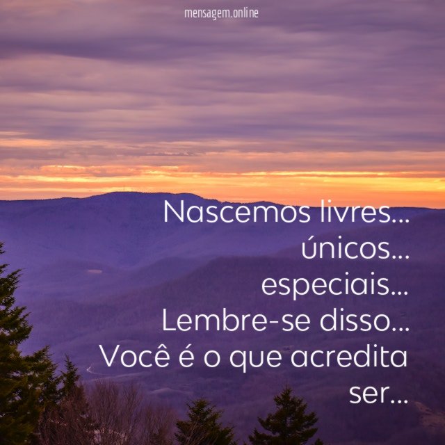 Nascemos livres