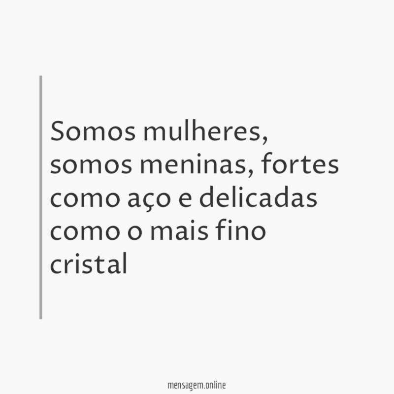 Somos mulheres