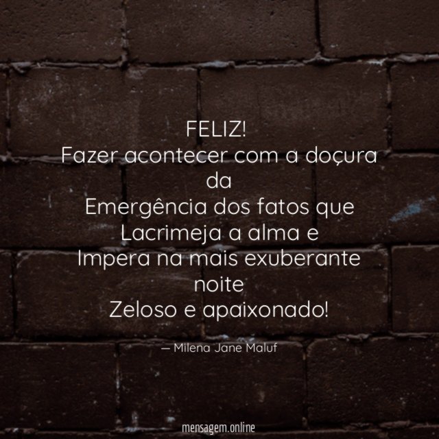 FELIZ!