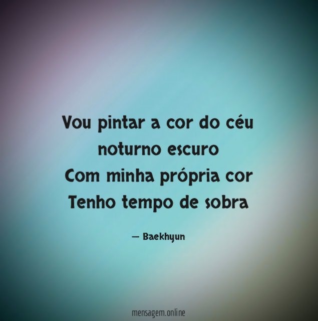 Vou pintar a cor do céu noturno escuro Com