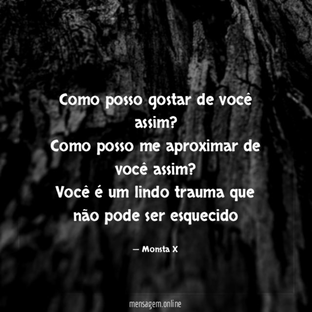 Como posso gostar de você assim