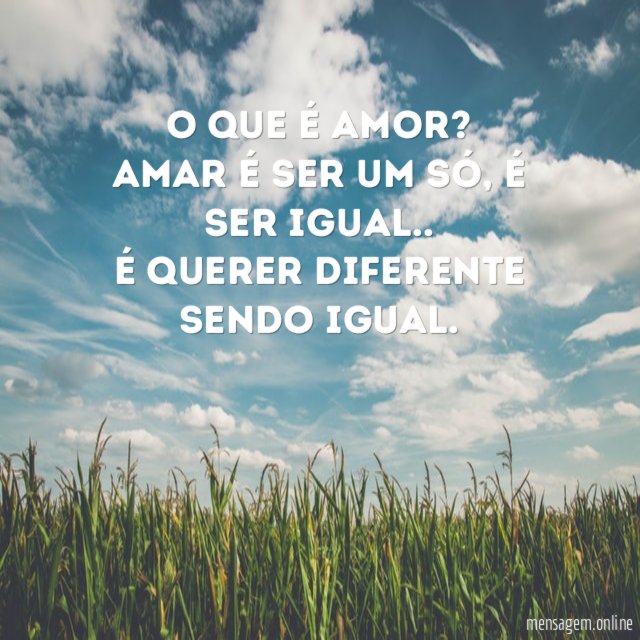 o que é amor