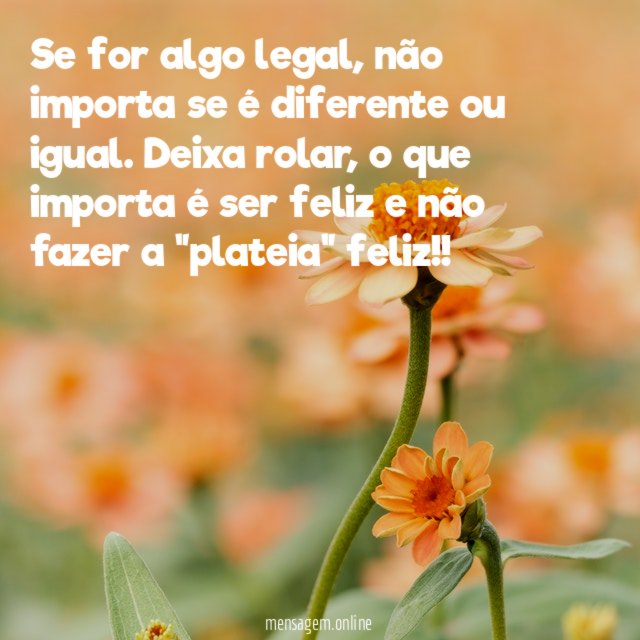 Se for algo legal
