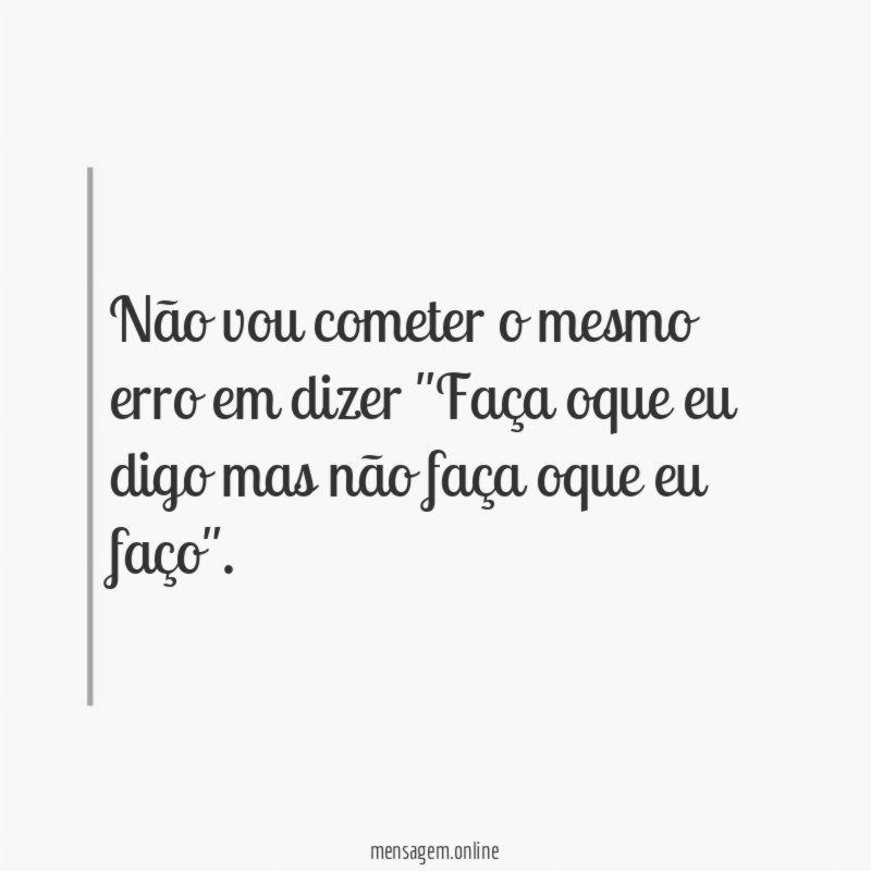 Não vou cometer o mesmo erro em dizer