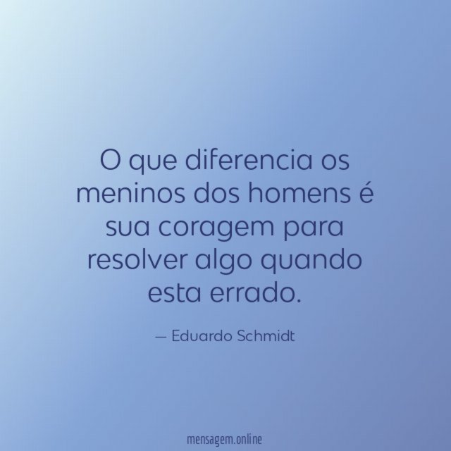 O que diferencia os meninos dos homens é