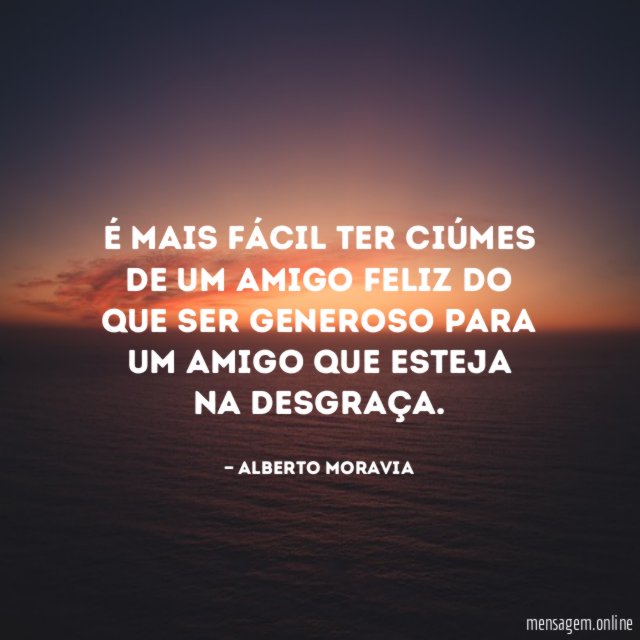É mais fácil ter ciúmes de um amigo