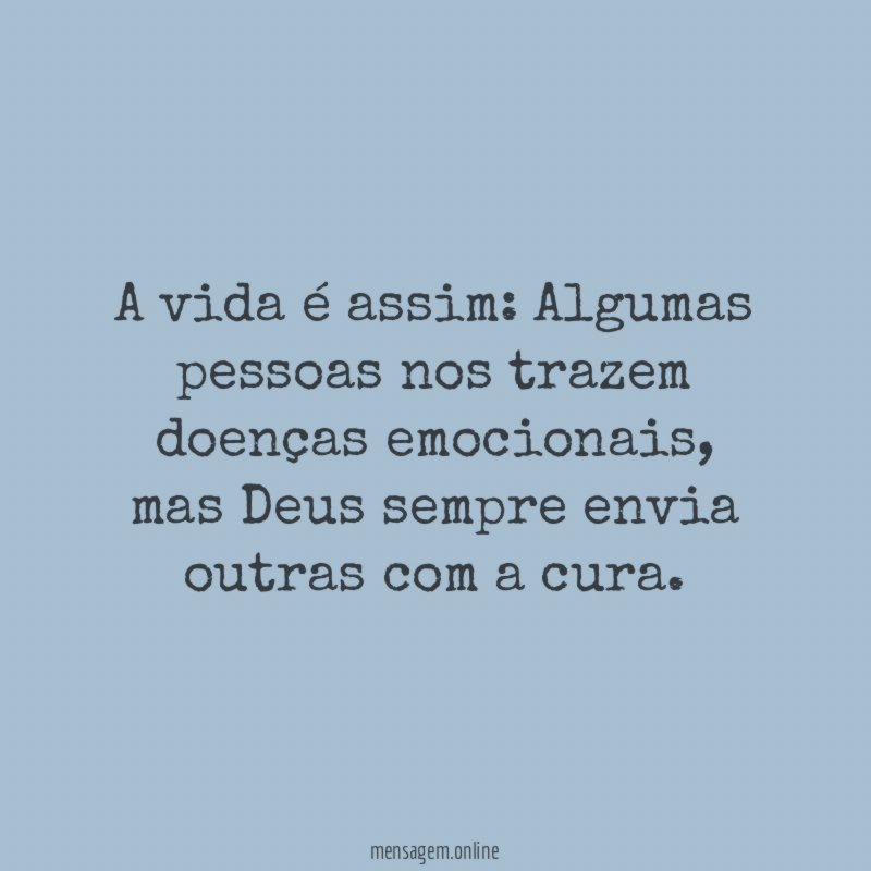 A vida é assim