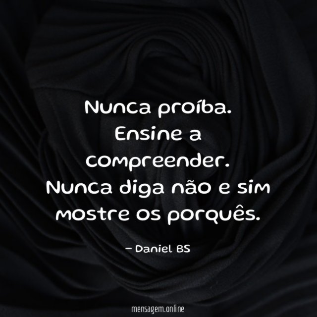 Nunca proíba