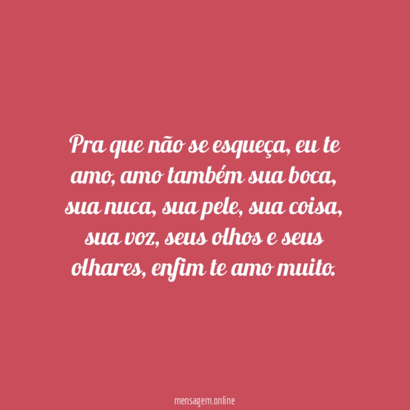 pra que não se esqueça
